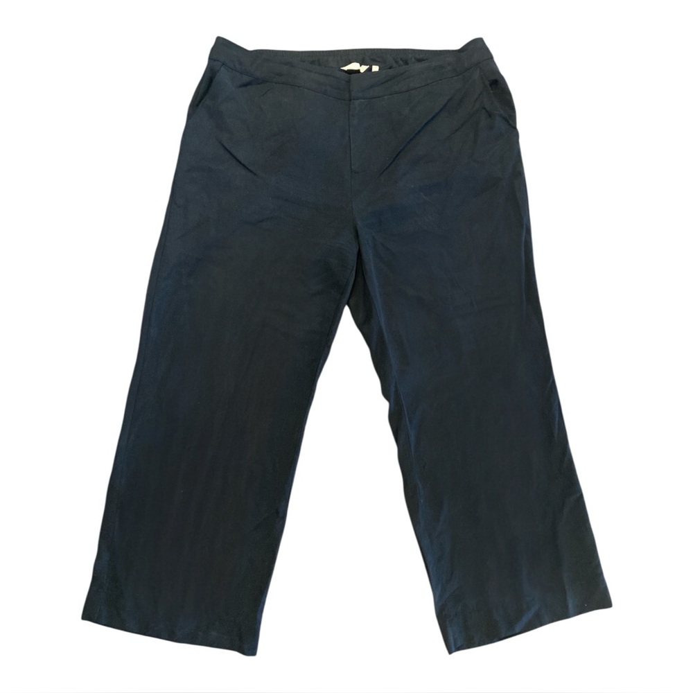 Soft Surroundings‎ 100% Lyocell Pants Wide Leg Black Plus 1X